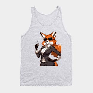 Agent Lady Fox Tank Top